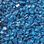Dark Blue Rubber Mulch colour