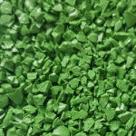 May Green Rubber Mulch colour