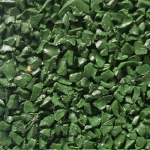 Rainbow Green Rubber Mulch colour