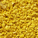 Yellow Rubber Mulch colour