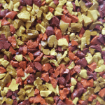 Fire Blend Rubber Mulch colour