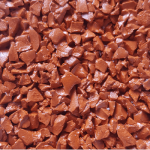 Orange Rubber Mulch colour