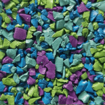 Water Blend Rubber Mulch colour