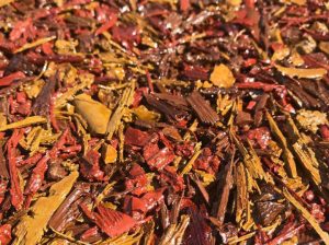 'Autumn' colour red and orange rubber mulch option