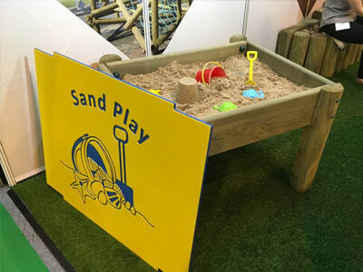 Sand play sandpit sensory play equipment