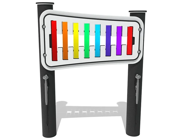 Eco-Music play equipment rainbow chime stand
