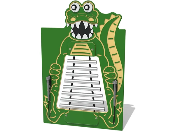 Music play panel Charlie the Crocodile xylophone