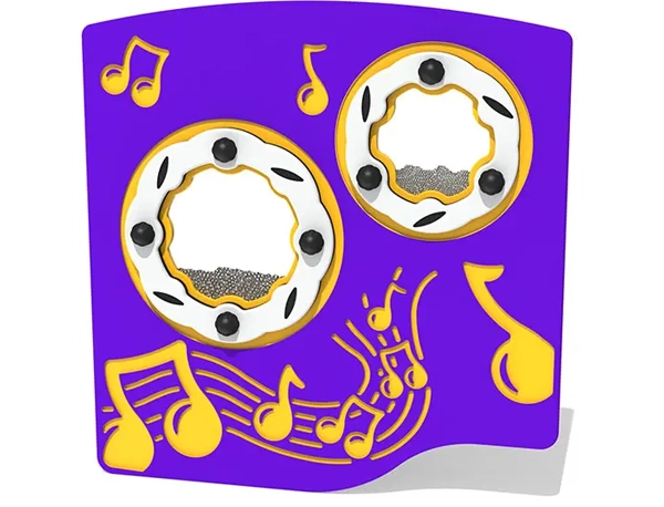 Shaker Panel with rotating ball bearing spinners for rain noises