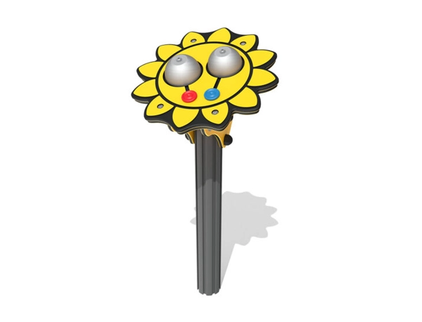 Music play equipment sunflower style chime bells