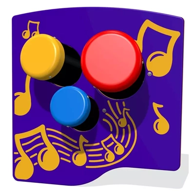 Musical play panel 3 drum percussion instrument