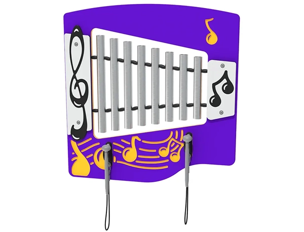 Musical play panel xylophone