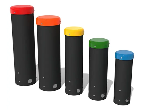 Virtuoso music play equipment 5 colourful percussion cylinders