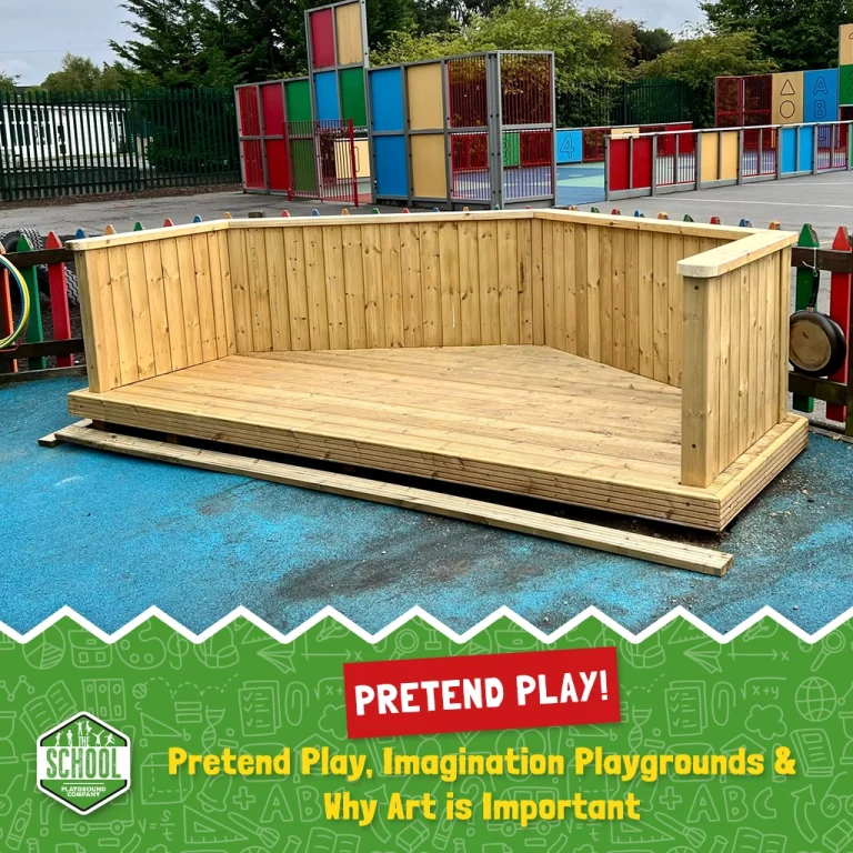 Read more about the article Pretend Play, Imagination Playgrounds & Why Art is Important