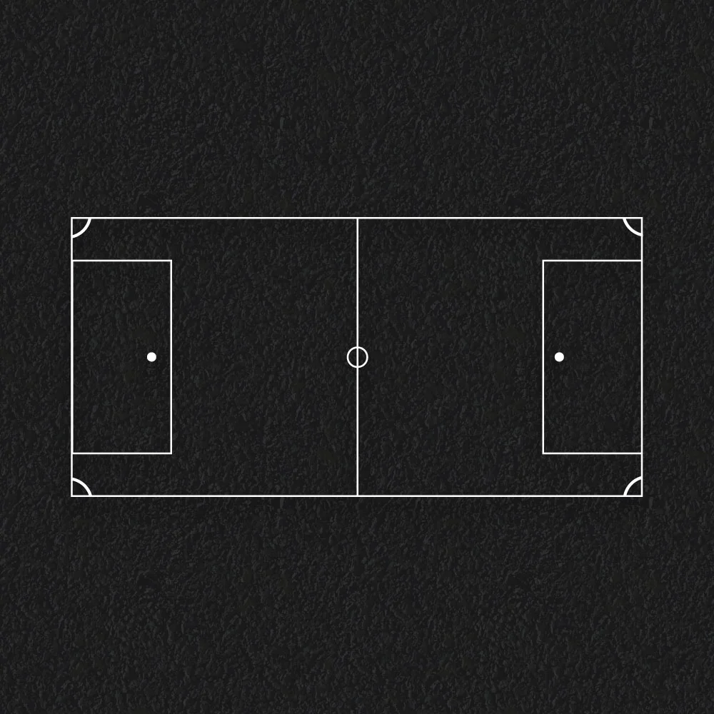 Football court playground markings