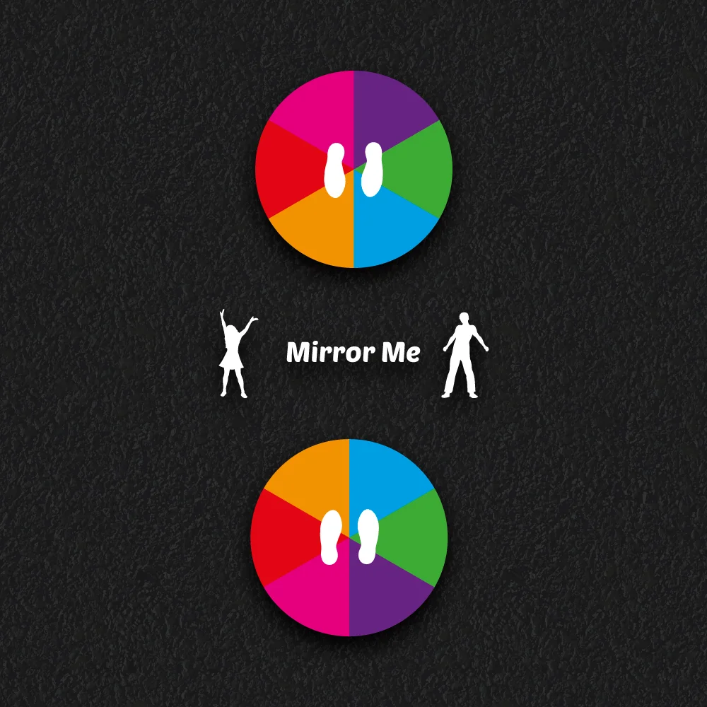 Mirror me playground markings for activity