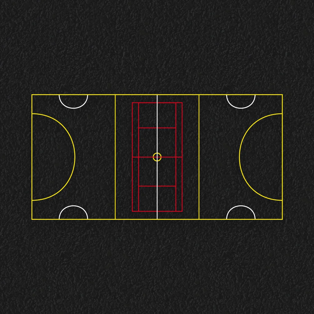 Multi-Sport court playground markings