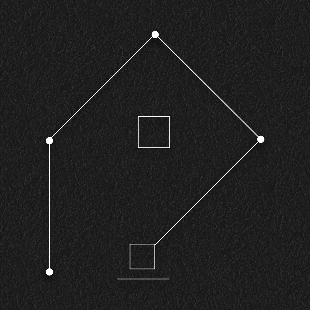 Rounders markings for school playground