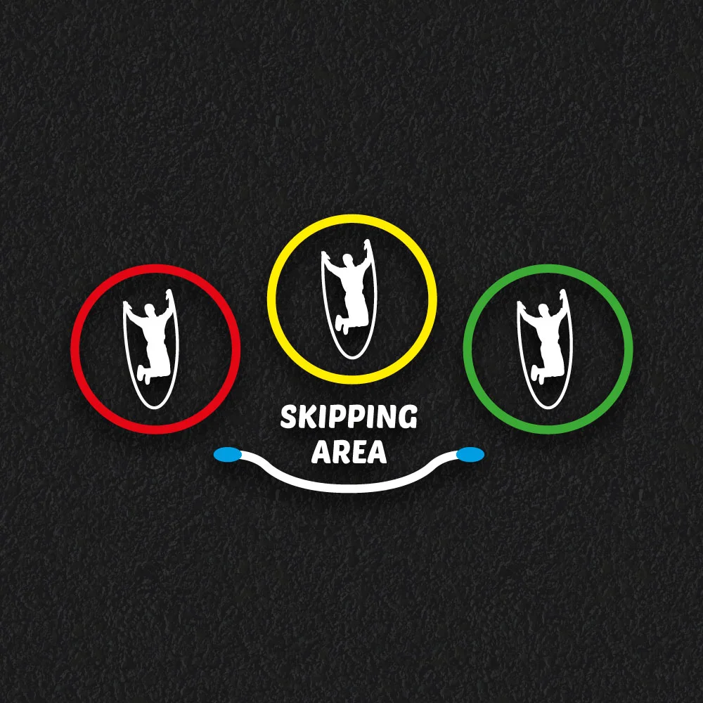 Skipping area playground markings