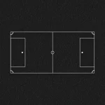 Football court playground markings