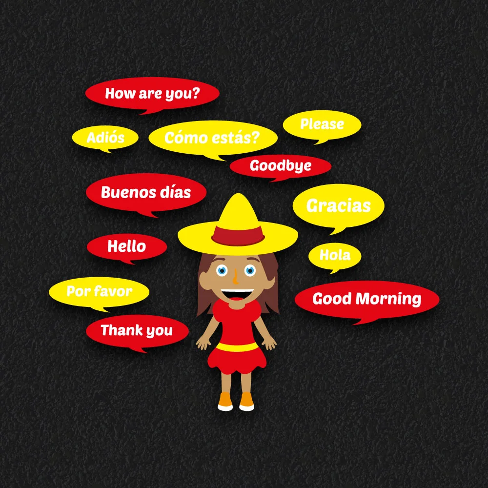 Playground Markings | Educational | Spanish Phrases Common Spanish phrases for educational school playground markings