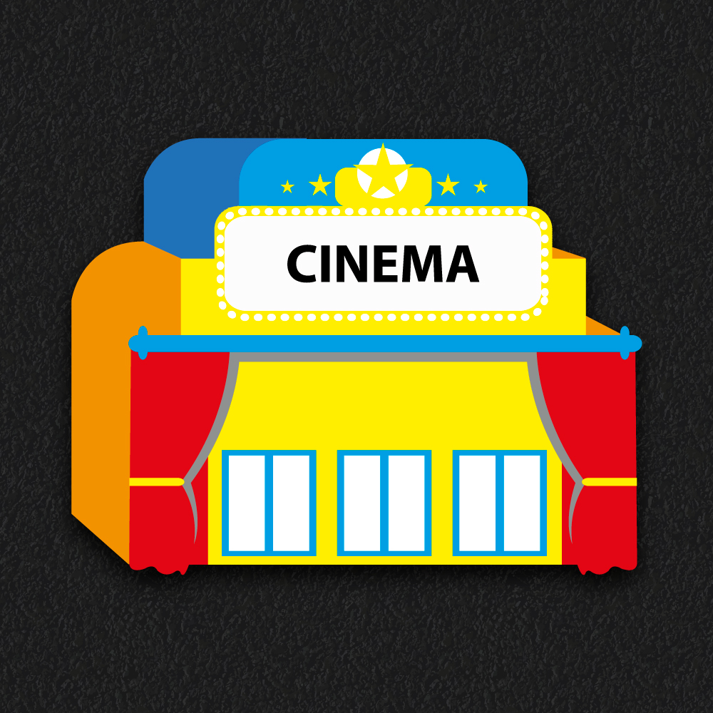 Playground Markings | Roadways | Cinema Cinema building for roadway playground marking design