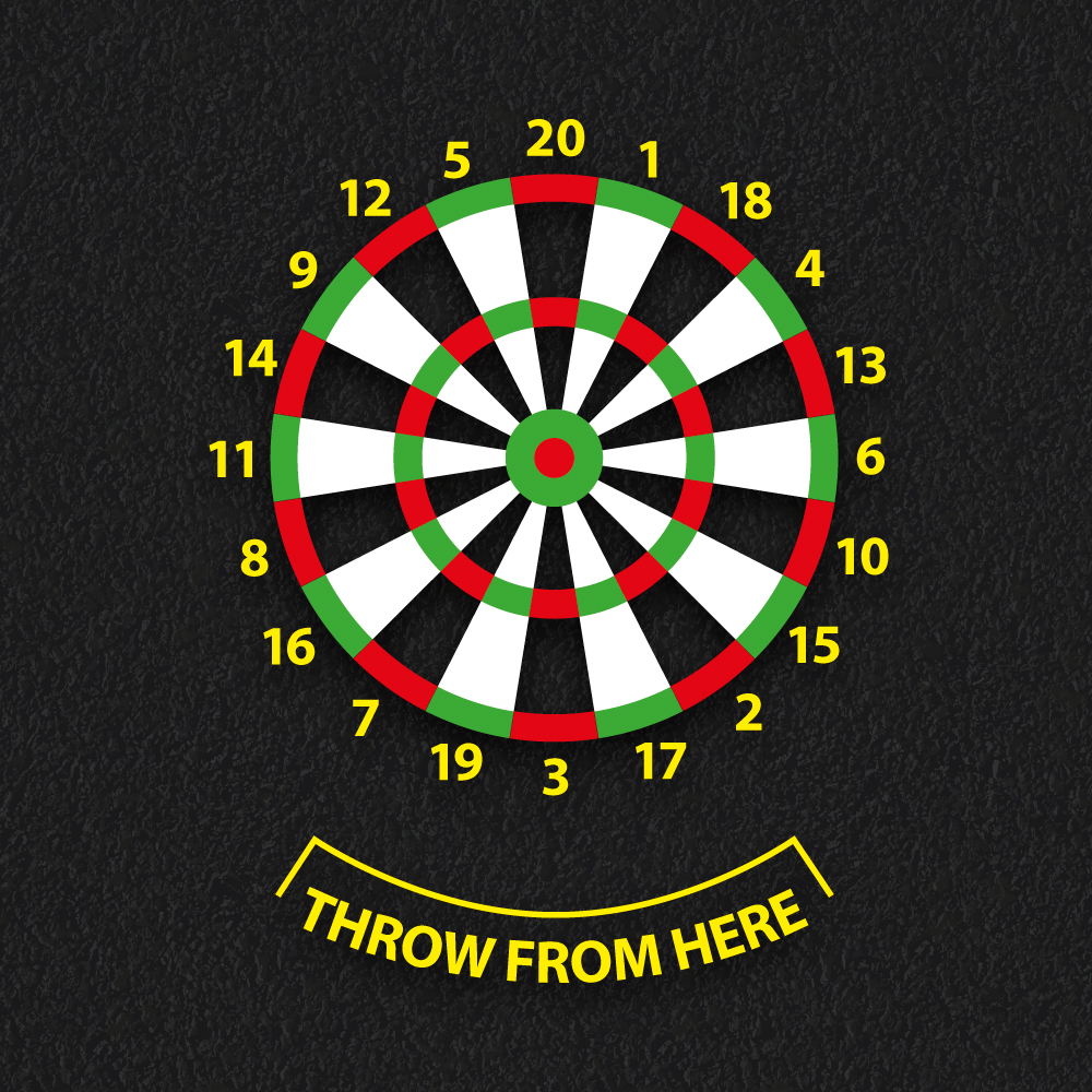 Target Markings dartboard design