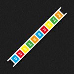 Rainbow number ladder with multiples of 10