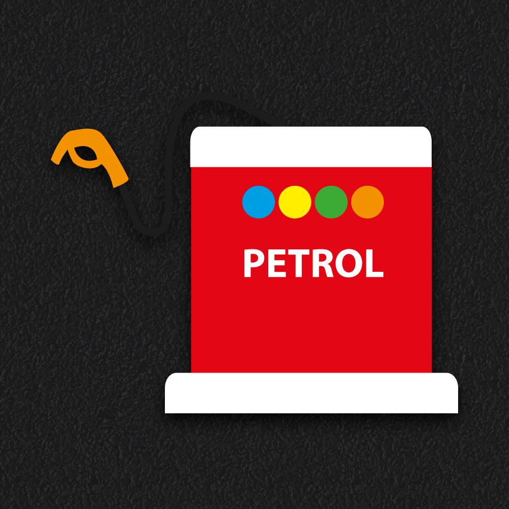 Playground Markings | Roadways | Petrol Pump Petrol Pump roadway playground markings design