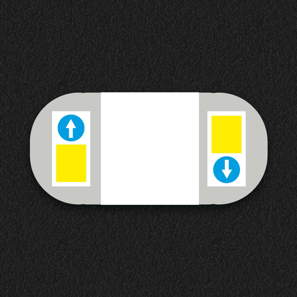 Playground Markings | Roadways | Traffic Island Traffic Island roadway markings for playground