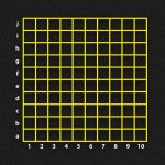 Coordinates grid from 1-10 and a-j playground markings