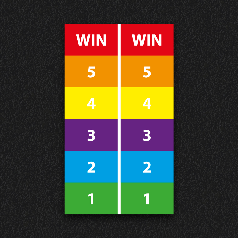 Target playground equipment throwing targets 1-5 throw lines