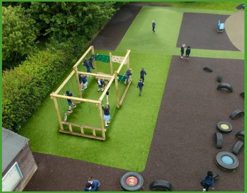 Forest Trail Climbing Frame equipment, 2 large