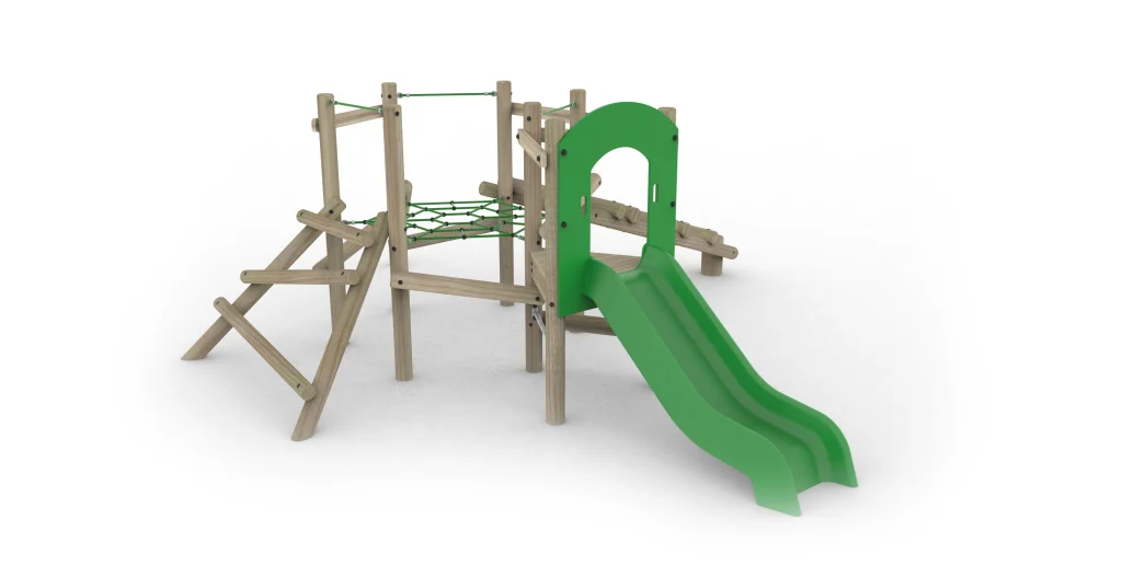 Agility Sticks - Hex Net Climber with Slide