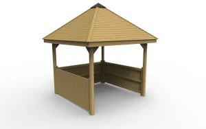 Wooden Square Gazebos for Schools