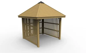 Wooden Square Gazebos for Schools