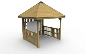 Wooden Square Gazebos for Schools
