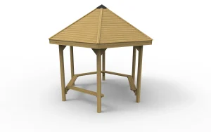 Large Hexagonal School Gazebo