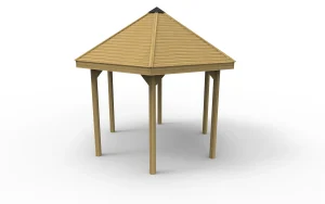 Large Hexagonal School Gazebo