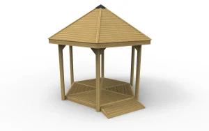 Large Hexagonal School Gazebo