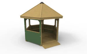 Large Hexagonal School Gazebo