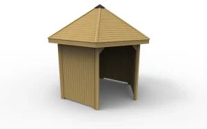 Large Hexagonal School Gazebo