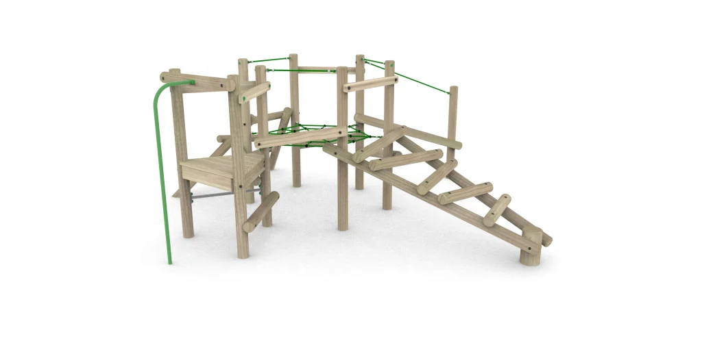 Agility Sticks - Hex Net Climber with Firemans pole