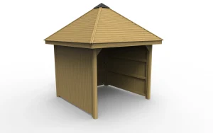 Wooden Square Gazebos for Schools