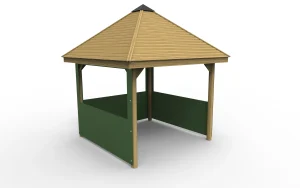 Wooden Square Gazebos for Schools
