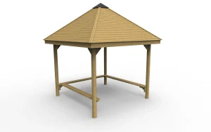 Wooden Square Gazebos for Schools