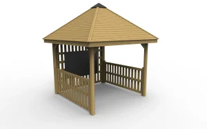 Wooden Square Gazebos for Schools