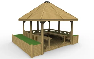 Wooden Gazebo for Schools