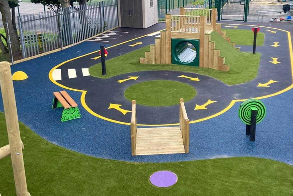 EYFS race track playground project