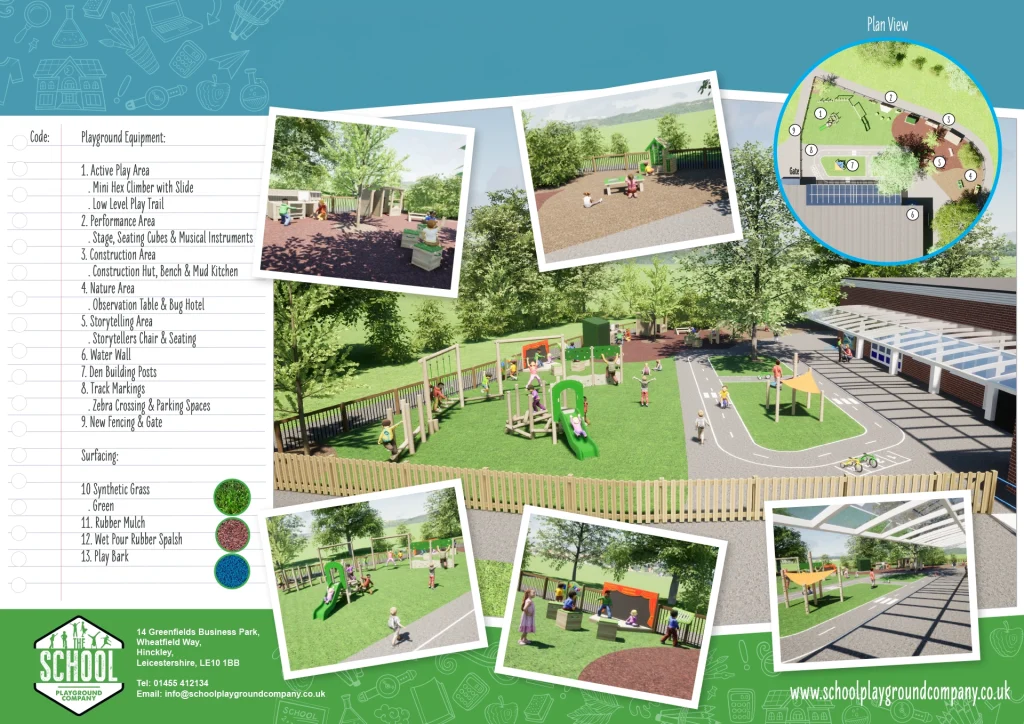 Render design for play area project