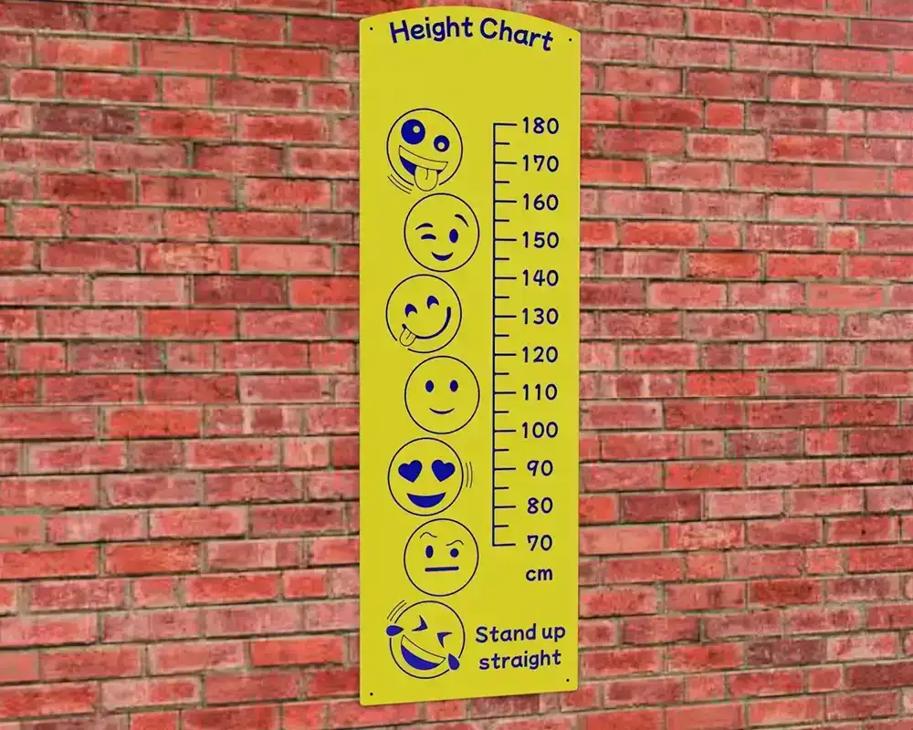 Play Panels - Educational - Height Chart Smiley Brick